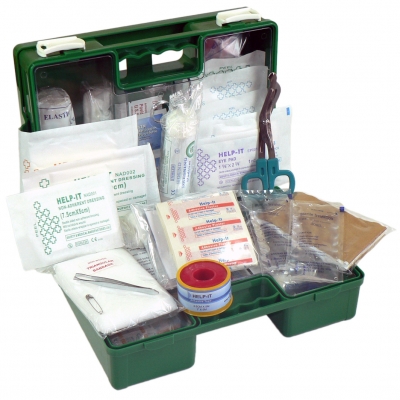 Home Garage First Aid Kit - Plastic Wallmountable - First Aid Kits Online