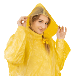 Emergency Poncho - Disposable light weight  one size fits most