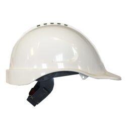 Hard Hat White Push lock cradle