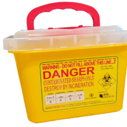 Sharps and Bio Hazard Waste container 5 Litre