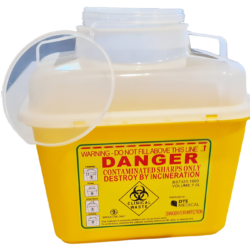 Sharps and Bio Hazard Waste container 7 Litre
