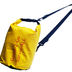 Dry Bag Shoulder Sling Style Yellow - Printed with Good-to-Go