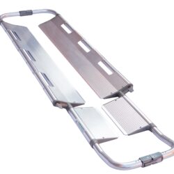 Adjustable Scoop Stretcher Aluminum with 2 Body Straps