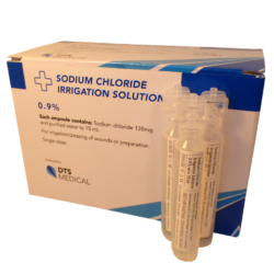 Saline 15ml Wound and Eye Wash Solutions Ampoule 50 in box