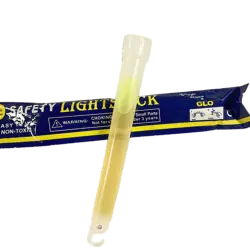 Light Stick hi vis green 6 inch - picture taken in light so item does not correctly show how bright it is - up to 12 hours
