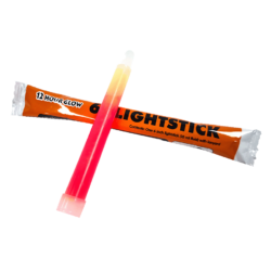 Light Stick High-Vis Orange 6 Inch - picture taken in light so item does not correctly show how bright it is - up to 12 hours