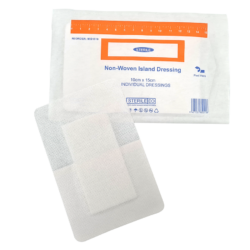 Island Dressing Adhesive Non Woven 15cm x 10cm Single Sterile