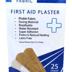Fabric Regular Plasters Skin colour Packet of 25