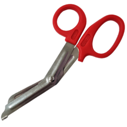 First Aid Scissor, 14cm Rescue Shear red handle - New comfort grip