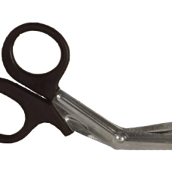 Scissors First Aid Medical XL Rescue Shears 18cm Black Comfy Grip Handle
