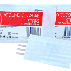 Wound Closure Strip Sachet of 3 6mm x 75mm Sterile