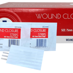 Wound Closure Strip 3mm x 75mm Box Of 50 sachets of 5 Sterile