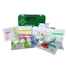 First Aid Kit Dad's Shed Home & Leisure in Green Wall Plastic Box