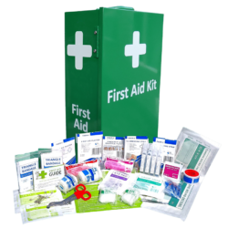 First Aid Kit Work Place 1-50 in Portrait Metal Wall mountable cabinet