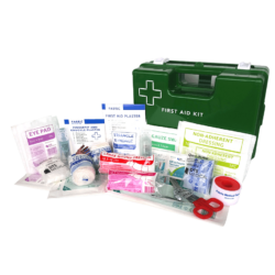 First Aid Kit Work Place 1-25 Person in Plastic Wall Mount box
