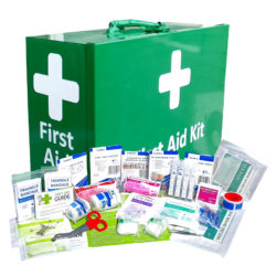 First Aid Kit Work Place 1-50 in Landscape Metal Wall mountable cabinet