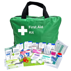 First Aid Kit Workplace 1-50 Double Large Soft Pack Bag has handles