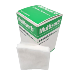 Non Woven Absorbent Gauze Squares Non-Sterile 7.5cm x 7.5cm 100's