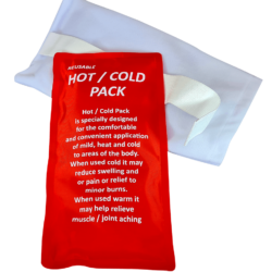 Large Reusable Gel Filled Hot & Cold Pack, Nylon Outer c/w Protection Cover Single