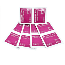 Antiseptic First Aid Wound Wipes 12cm x 20cm 10 pack Individually Sealed