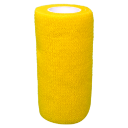 Cohesive Bandage 10cm Yellow
