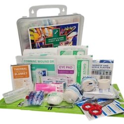 First Aid Kit - Essentials Industrial and Marine in Clear Plastic Box