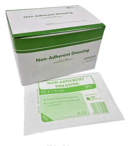 Non-Adherent Wound Dressing 10cm x 7.5cm Box 100